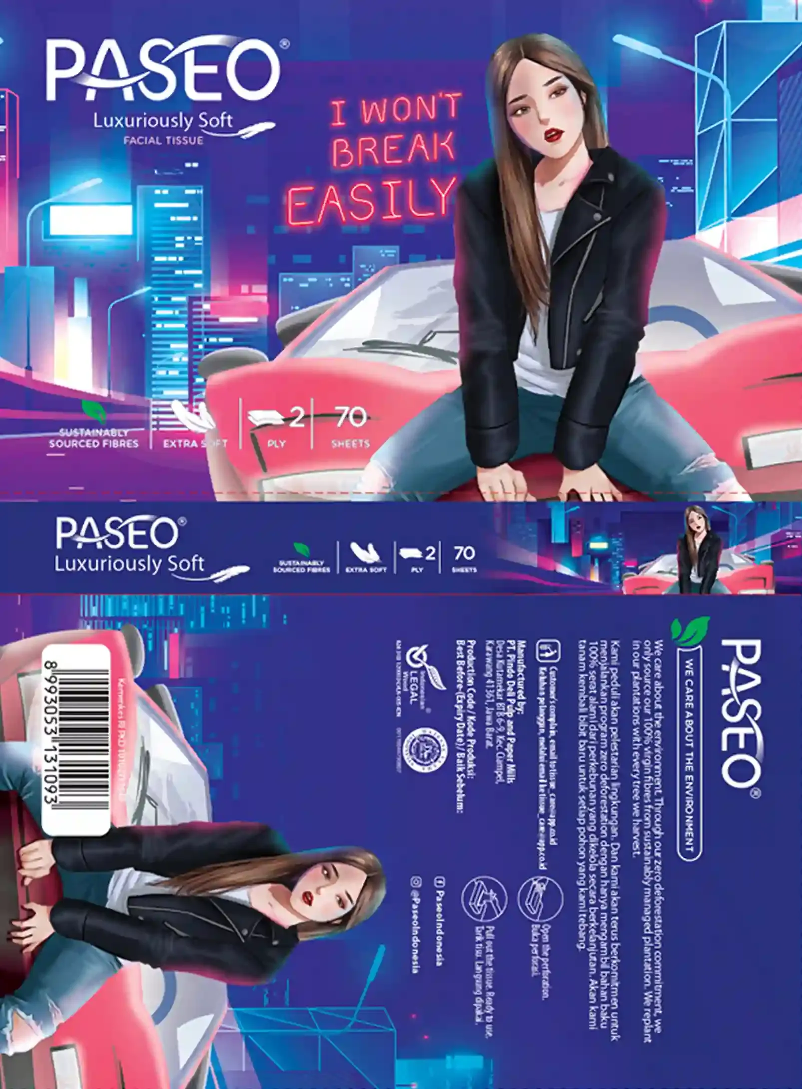 Paseo's K-POP Cultural Integration Packaging Dieline