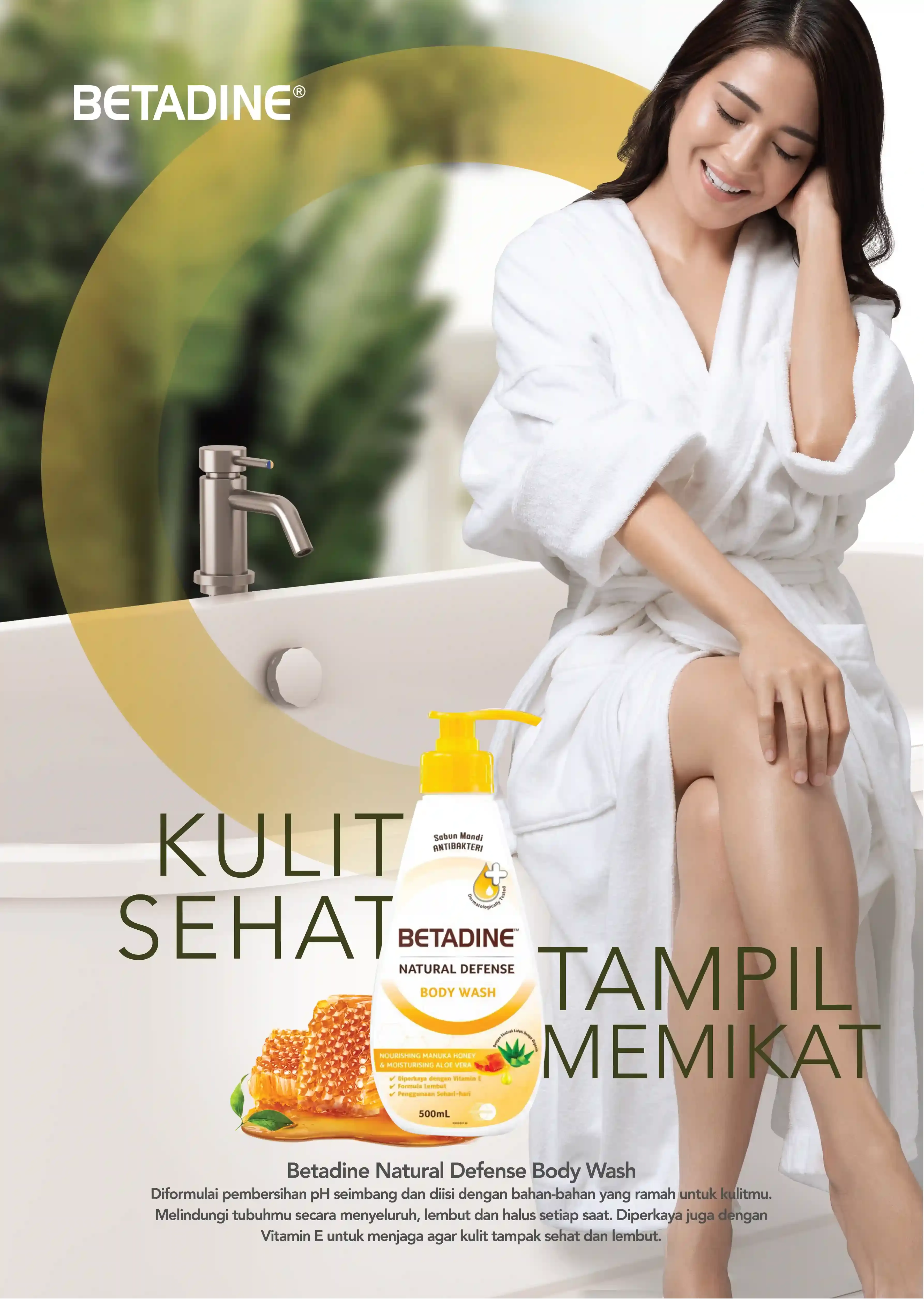 Betadine Key Visual Natural Defense Body Wash Poster 2