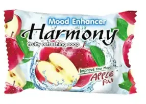 Harmony Apple Fuji fruity refreshing soap packaging