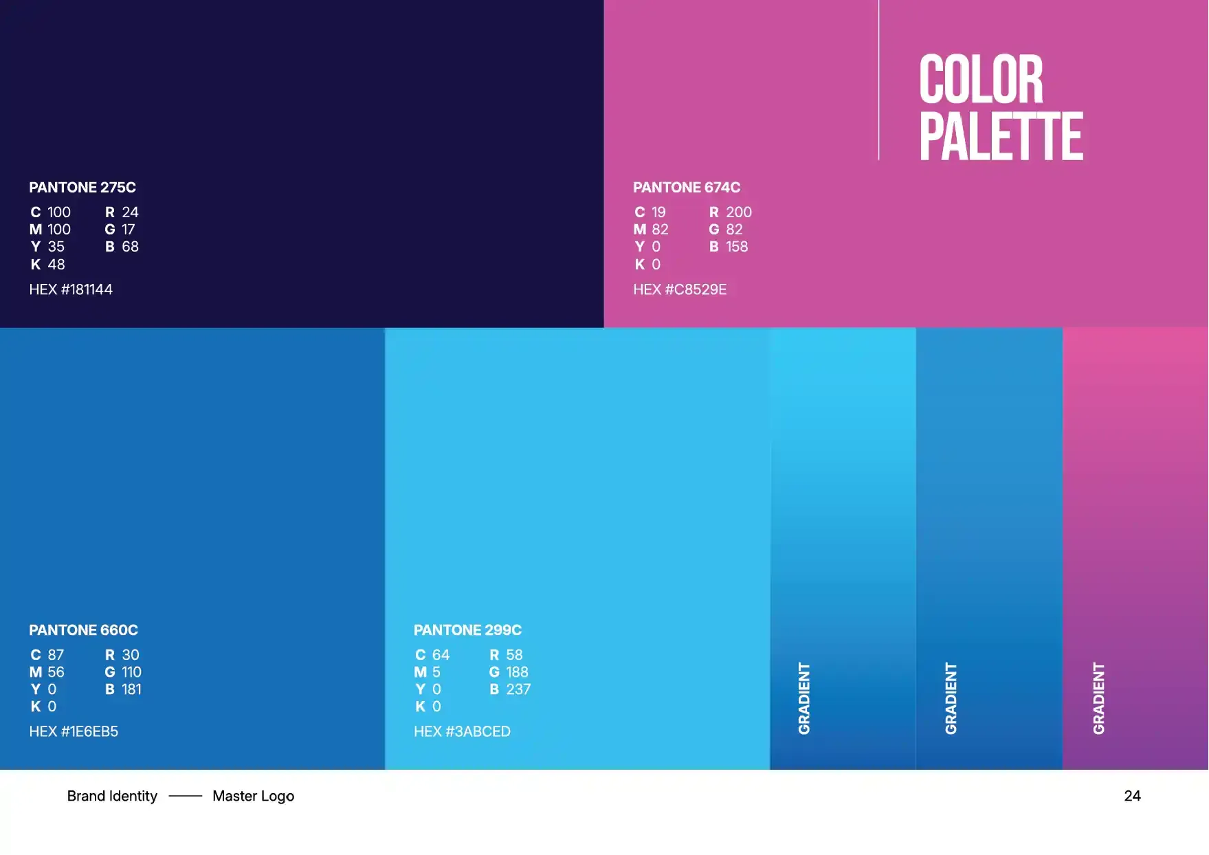 Pyfa Health Brand Identity color palette