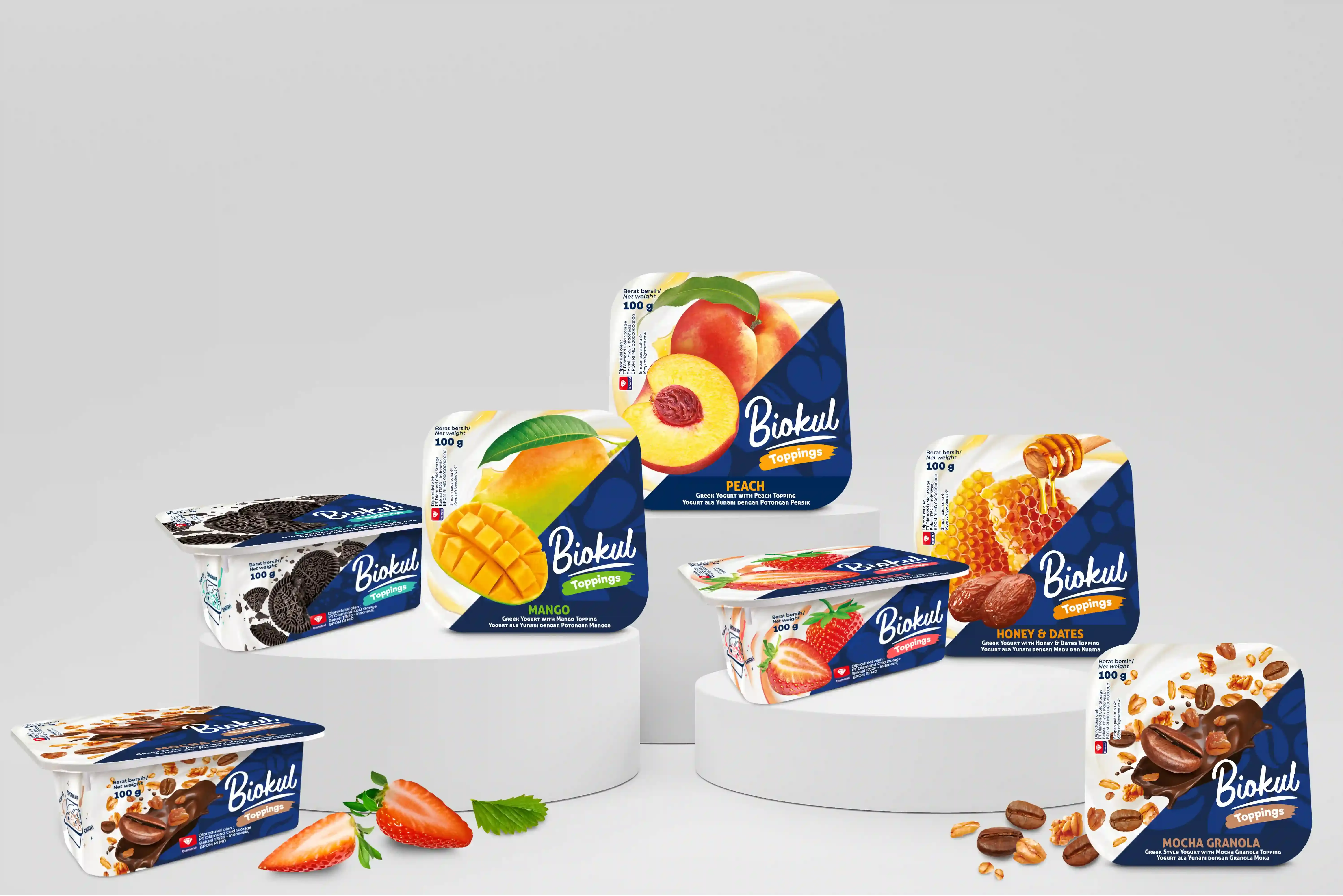 Biokul Toppings all flavor photoshoot