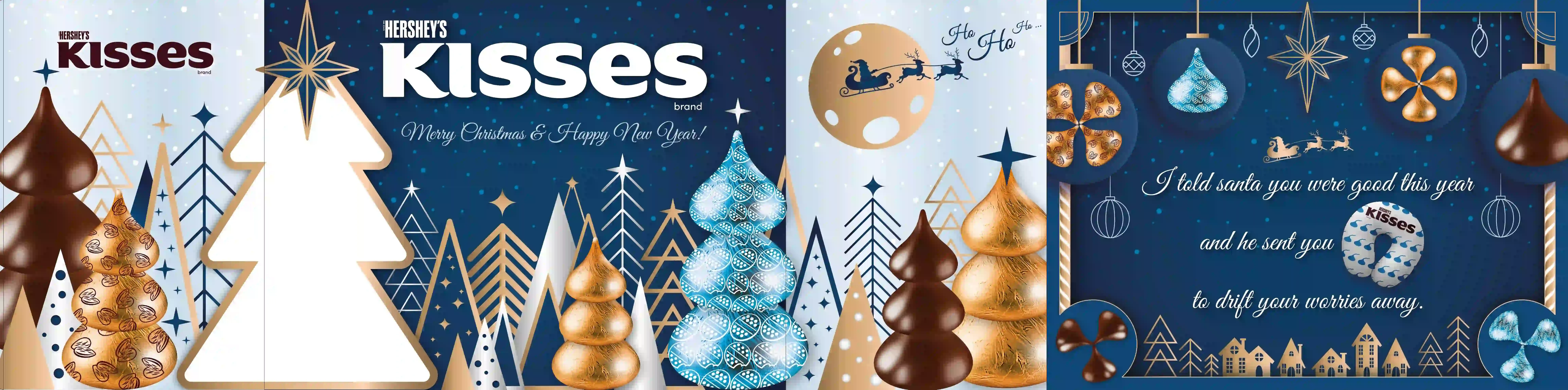 Hershey's Kisses Christmas Festive Packaging Dieline