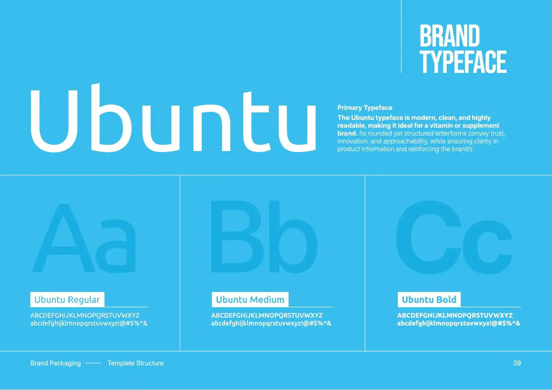Pyfa Health Brand Packaging brand typeface