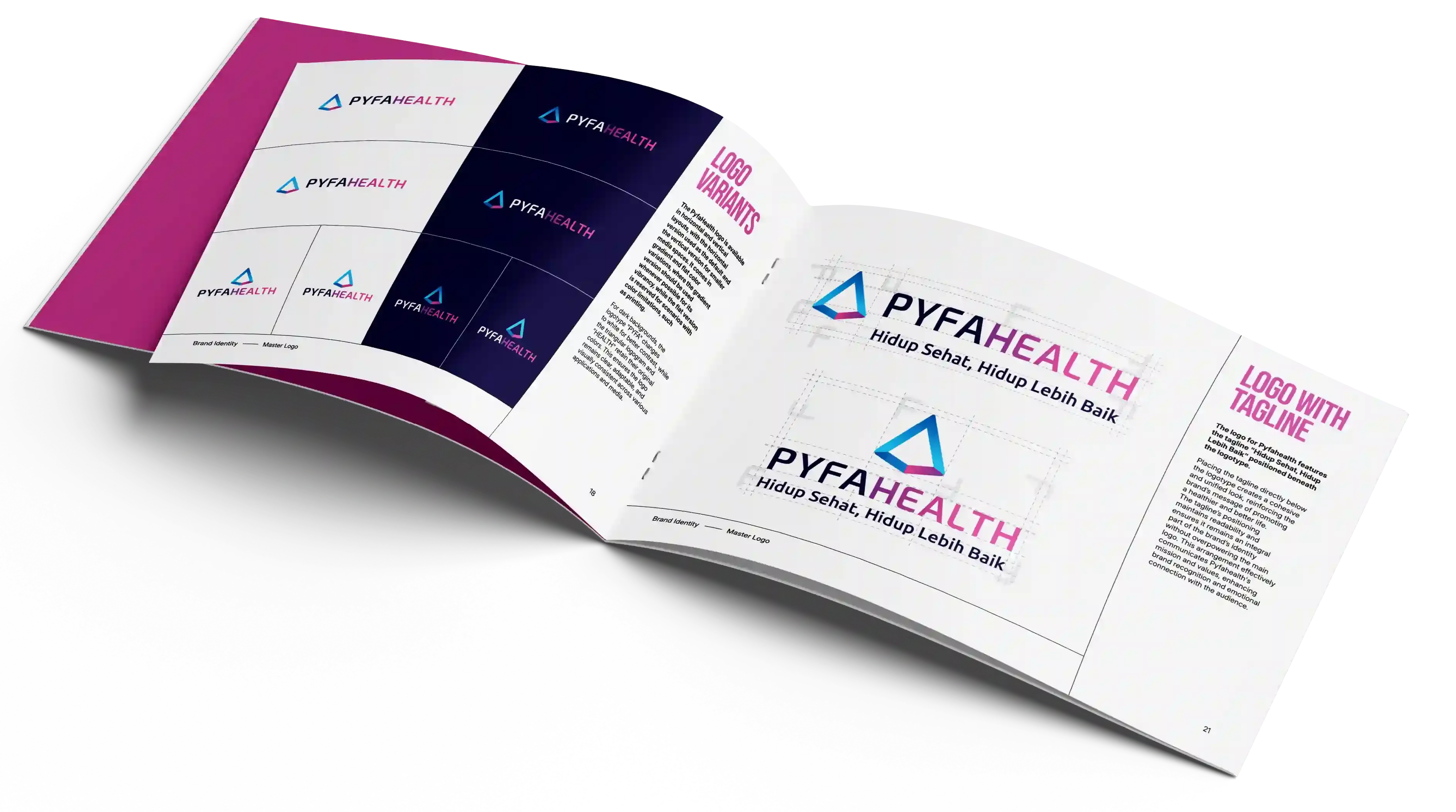 Pyfa Health Brand Identity section preview