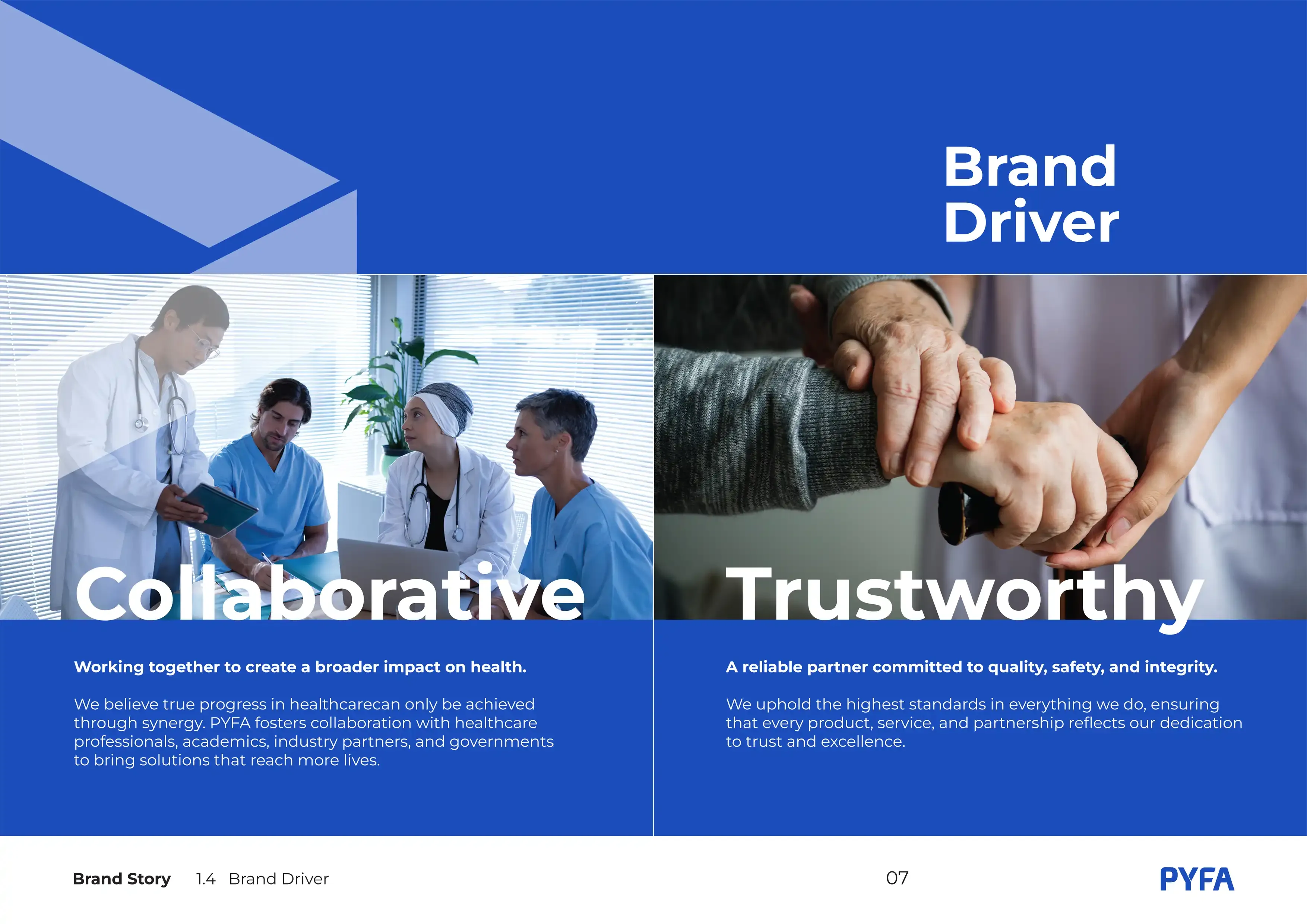 Pyfa Identity Brand Drivers Collaboration and Trustworthiness