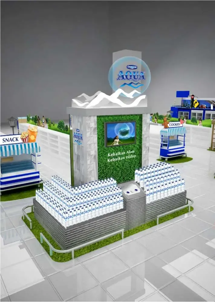 Aqua Mizone Giant BSD 3D Render Concept Display Preview 2