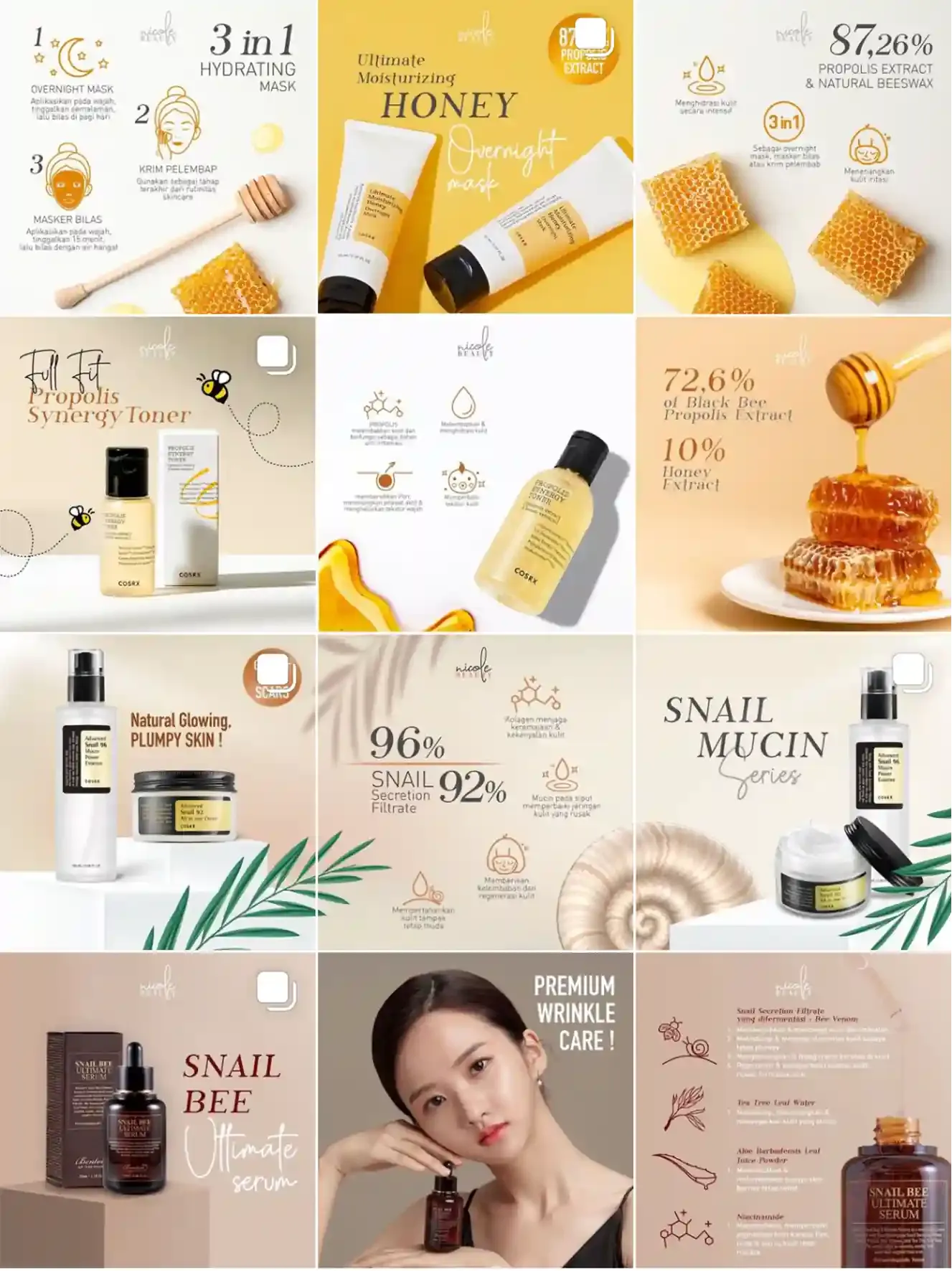 Nicole beauty cosrx