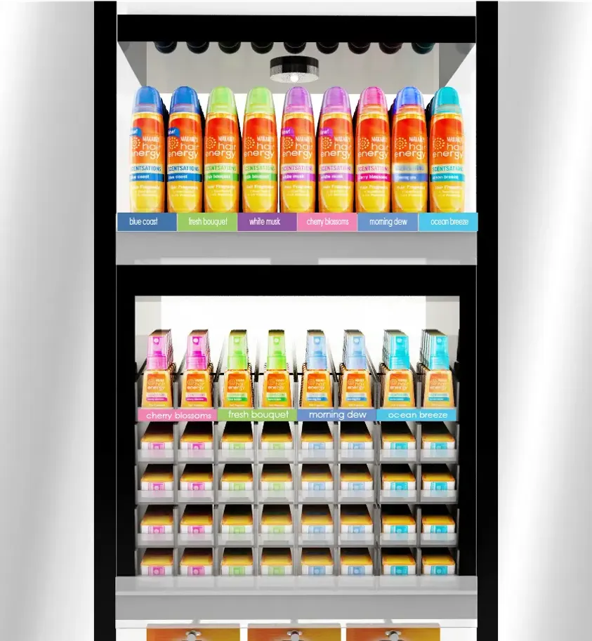 Makarizo hair products display