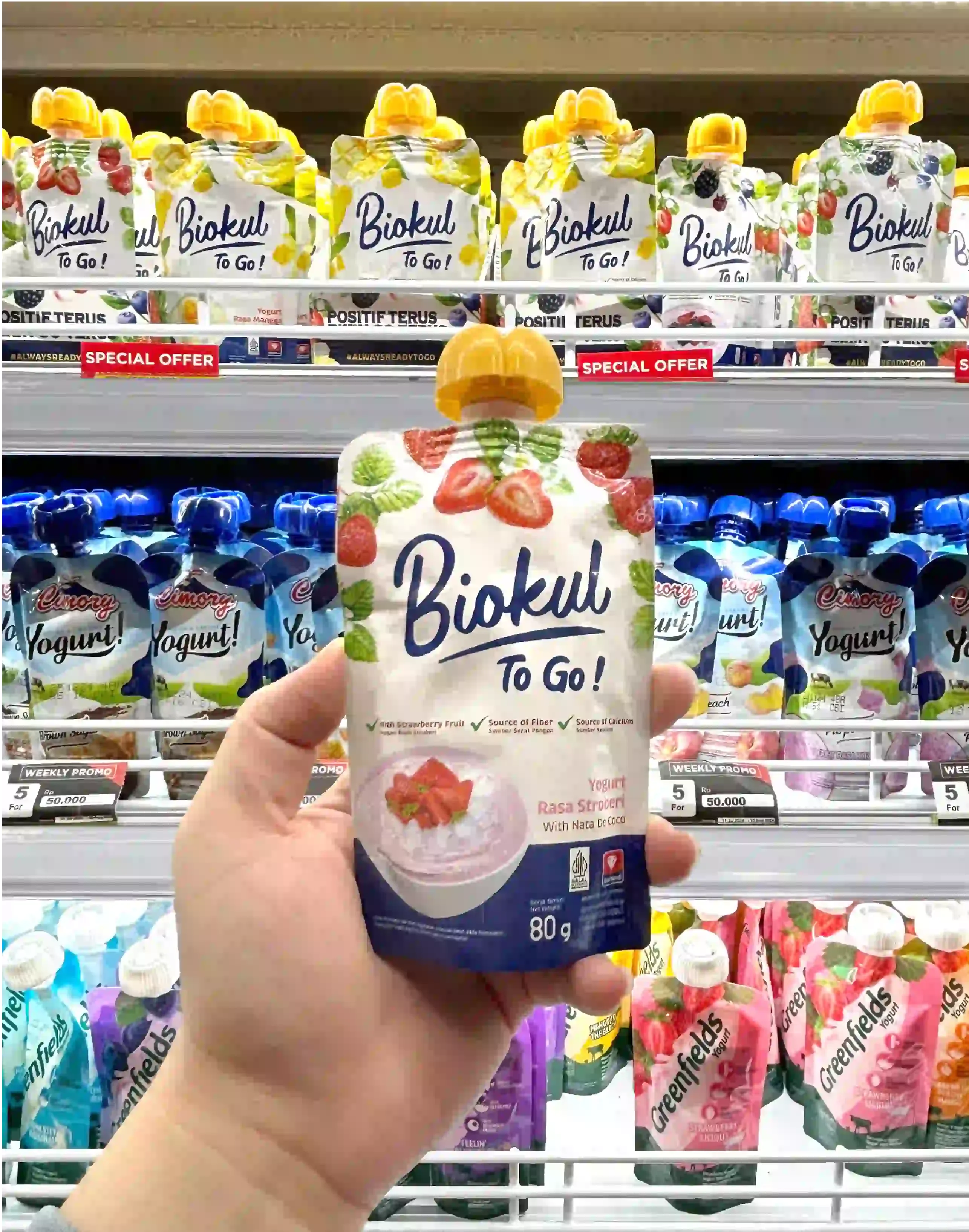Biokul To Go! display