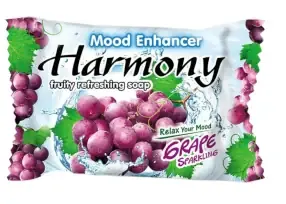 Harmony Grape Sparkling fruity refreshing soap packaging
