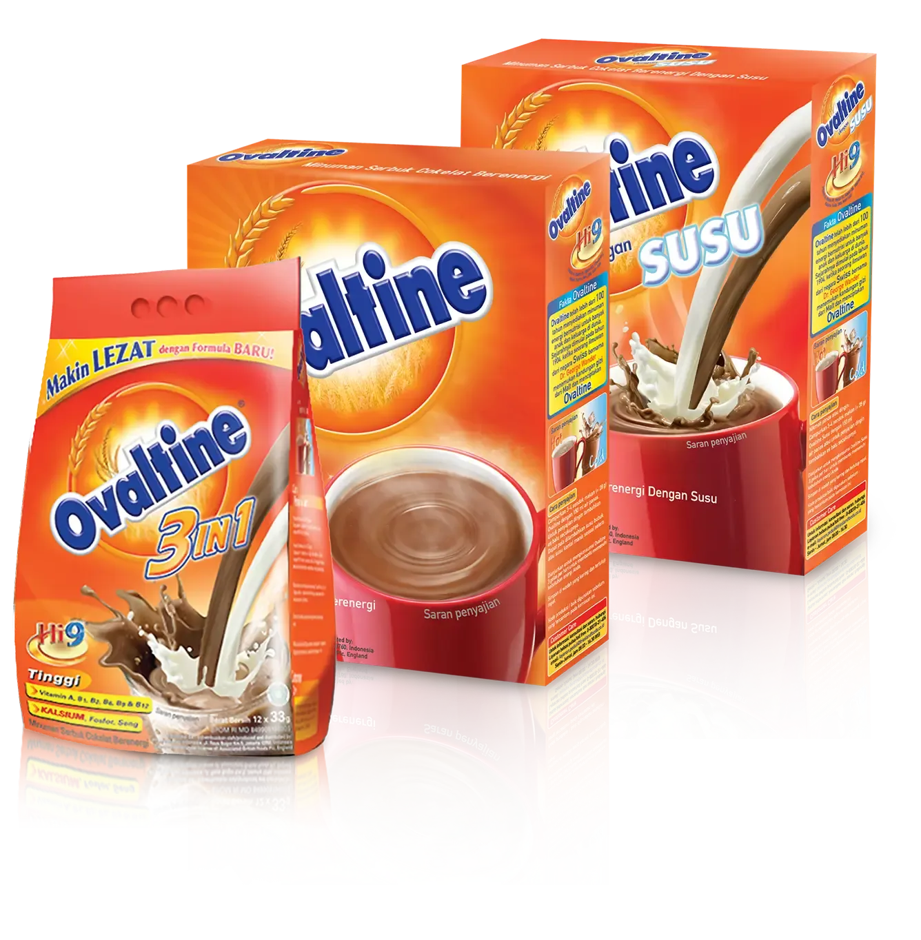 Ovaltine packaging showcase