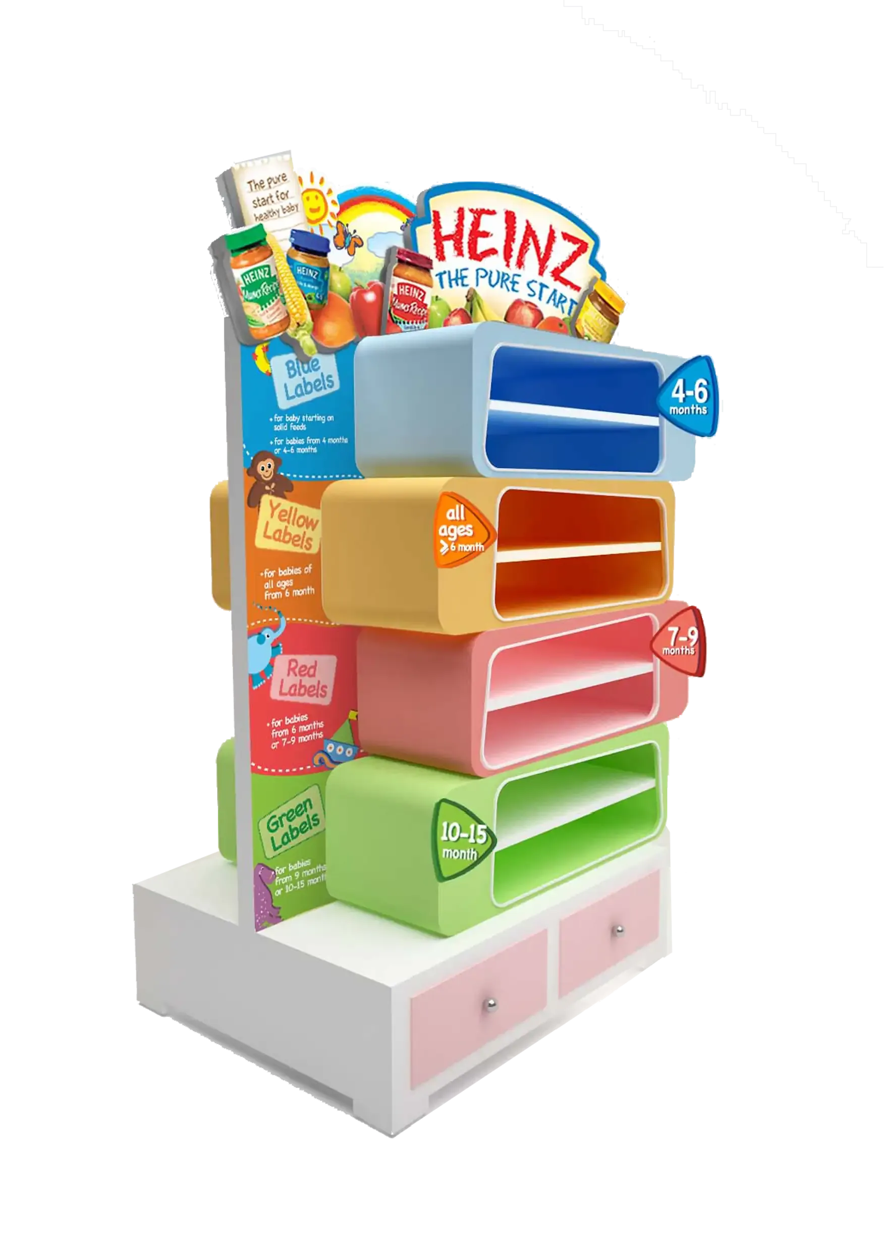 Heinz Baby floor display