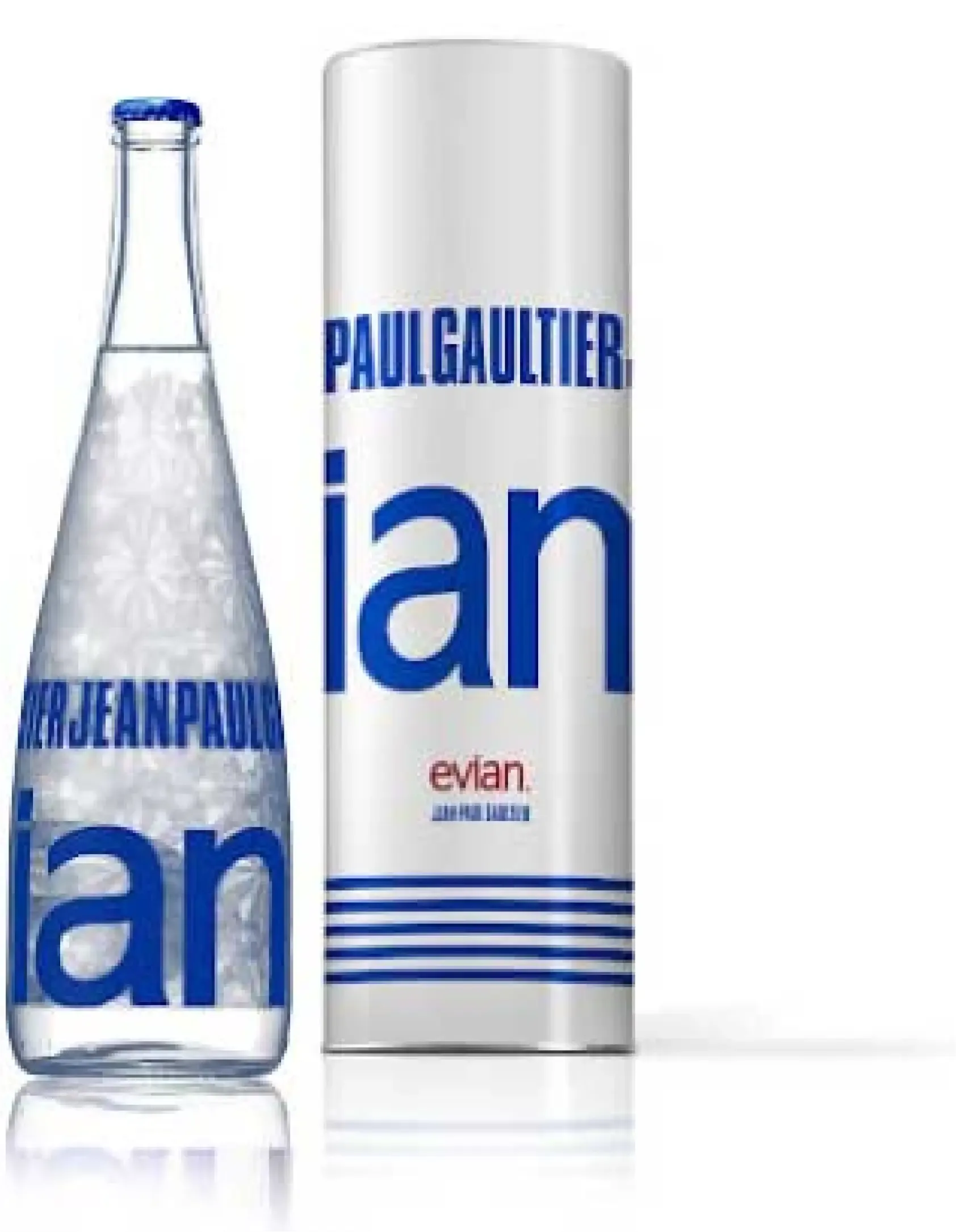 Evian Jean Paul Gaultier Christmas Tree Limited Edition Bottle