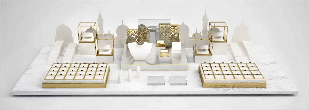 Hala Gold Idul Fitri display