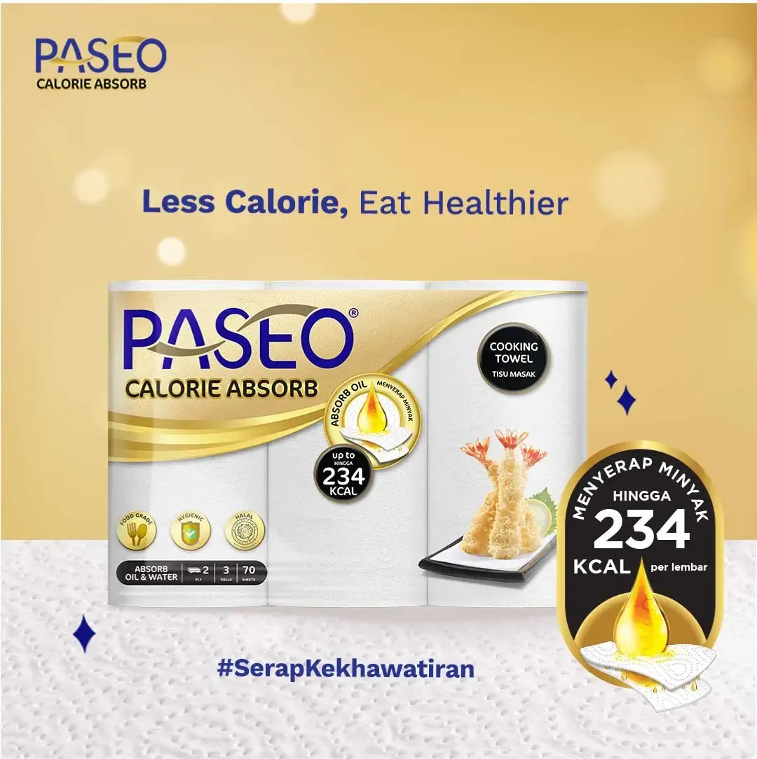Paseo "Less Calorie" English social media campaign