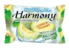 Harmony Melon Honeydew fruity refreshing soap packaging
