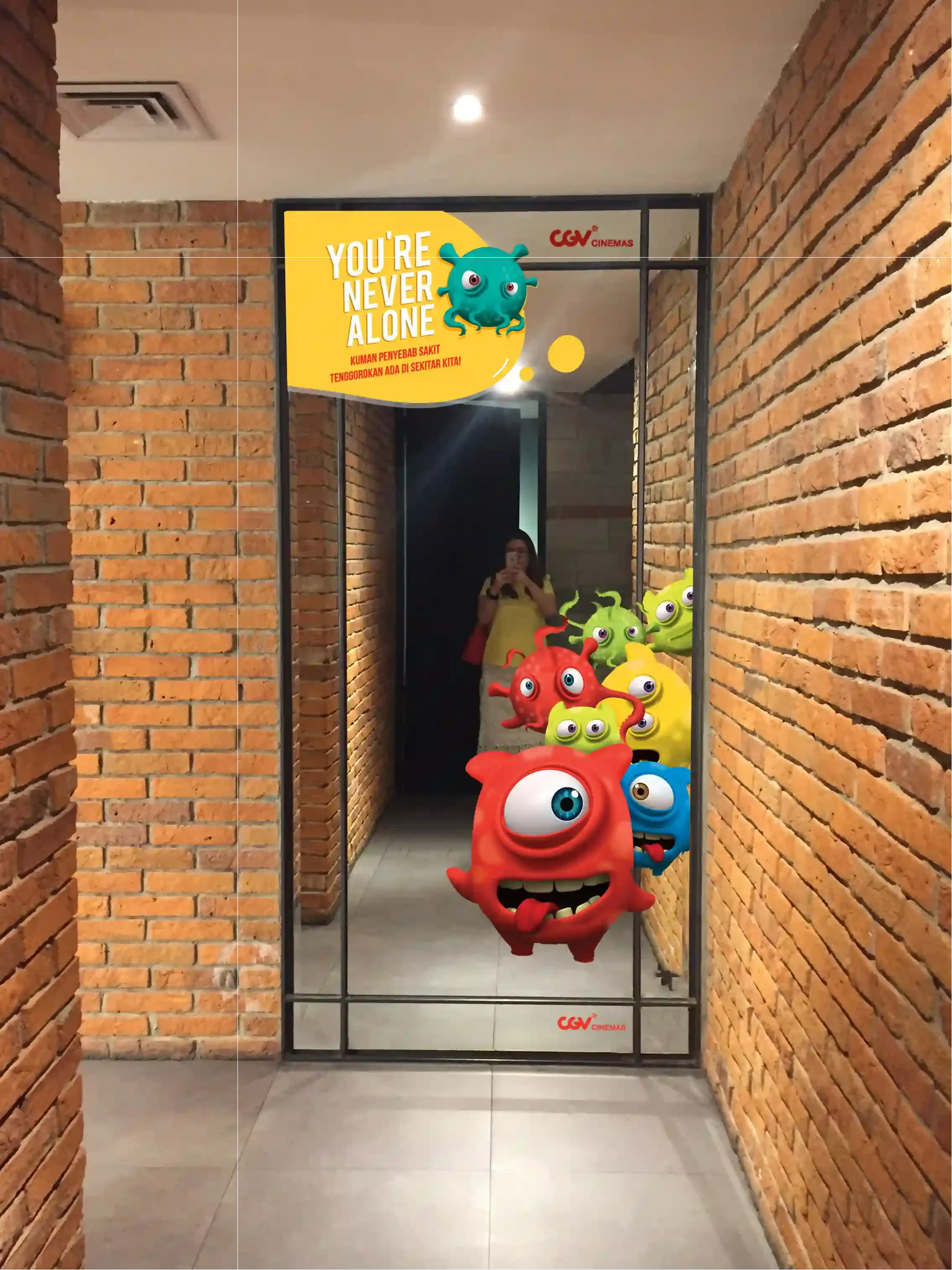 Betadine Gargle Premium CGV Mirror Decoration