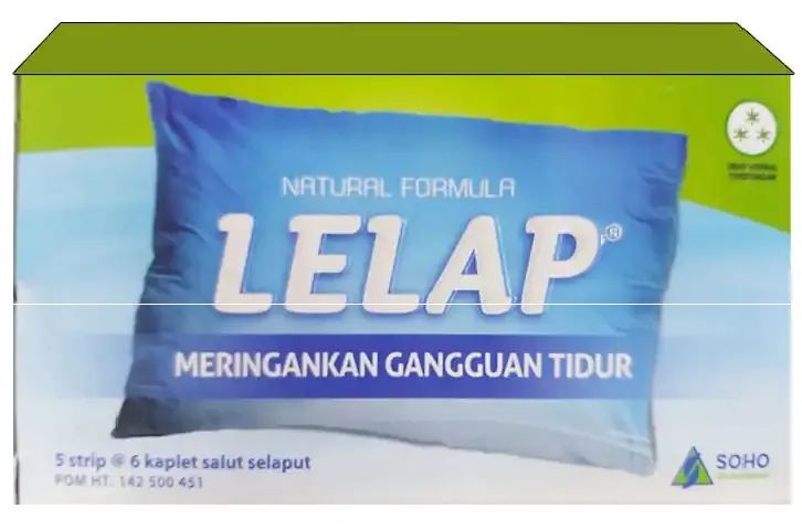 Lelap old box packaging