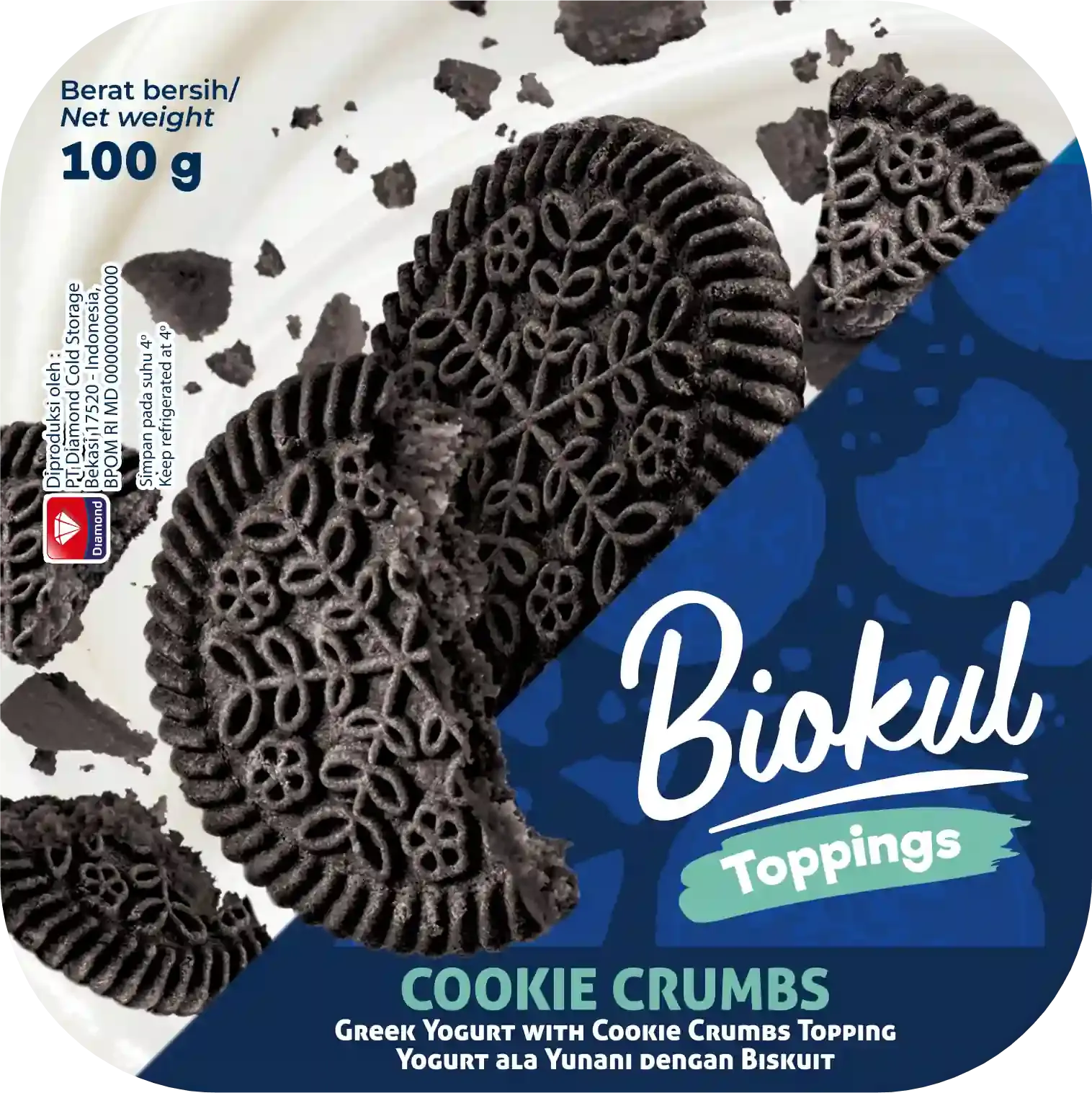 Biokul Toppings Oreo flavor