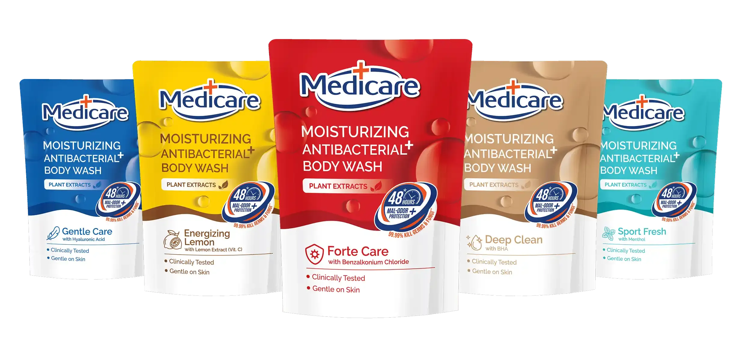Medicare Packaging Body Wash Packaging Variety