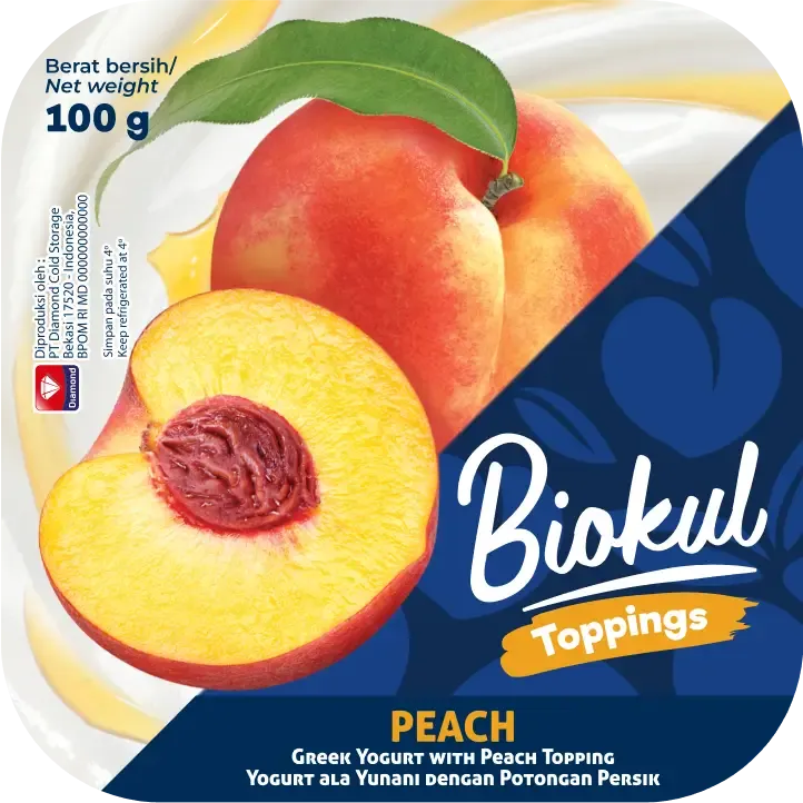Biokul Toppings Peach flavor