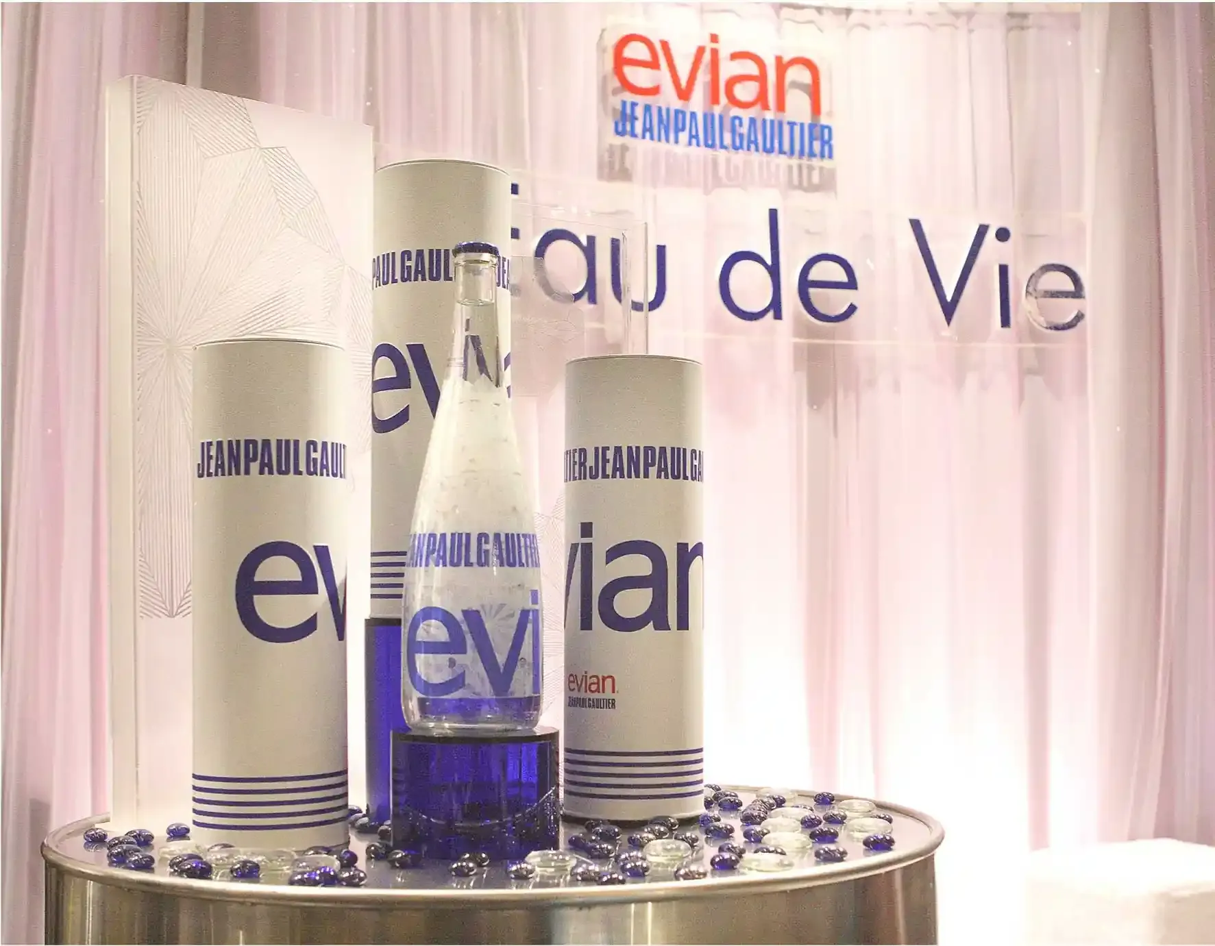 Evian Jean Paul Gaultier Christmas Tree In-Store Display Preview 1