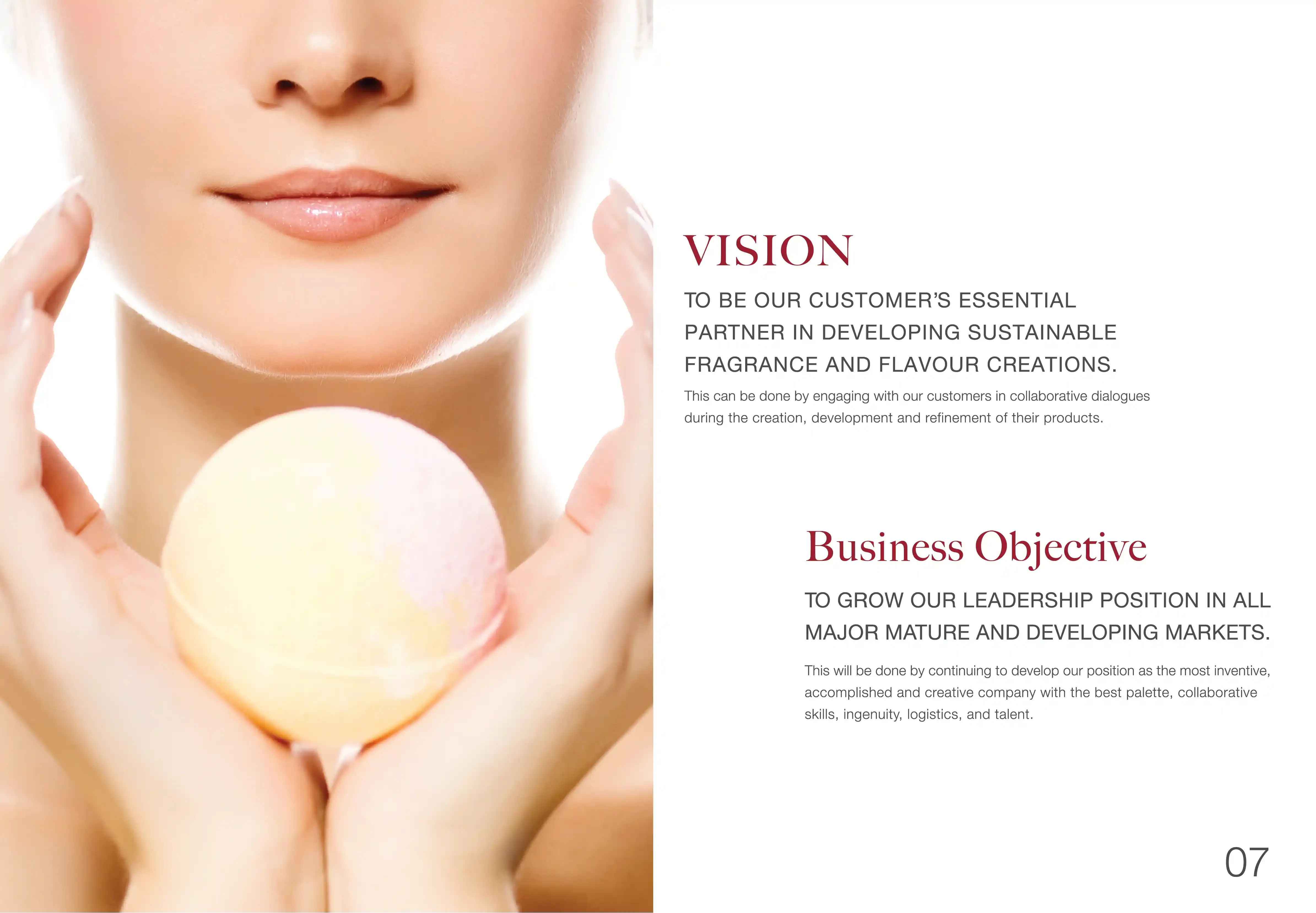 Givaudan Company Profile digital page preview 1
