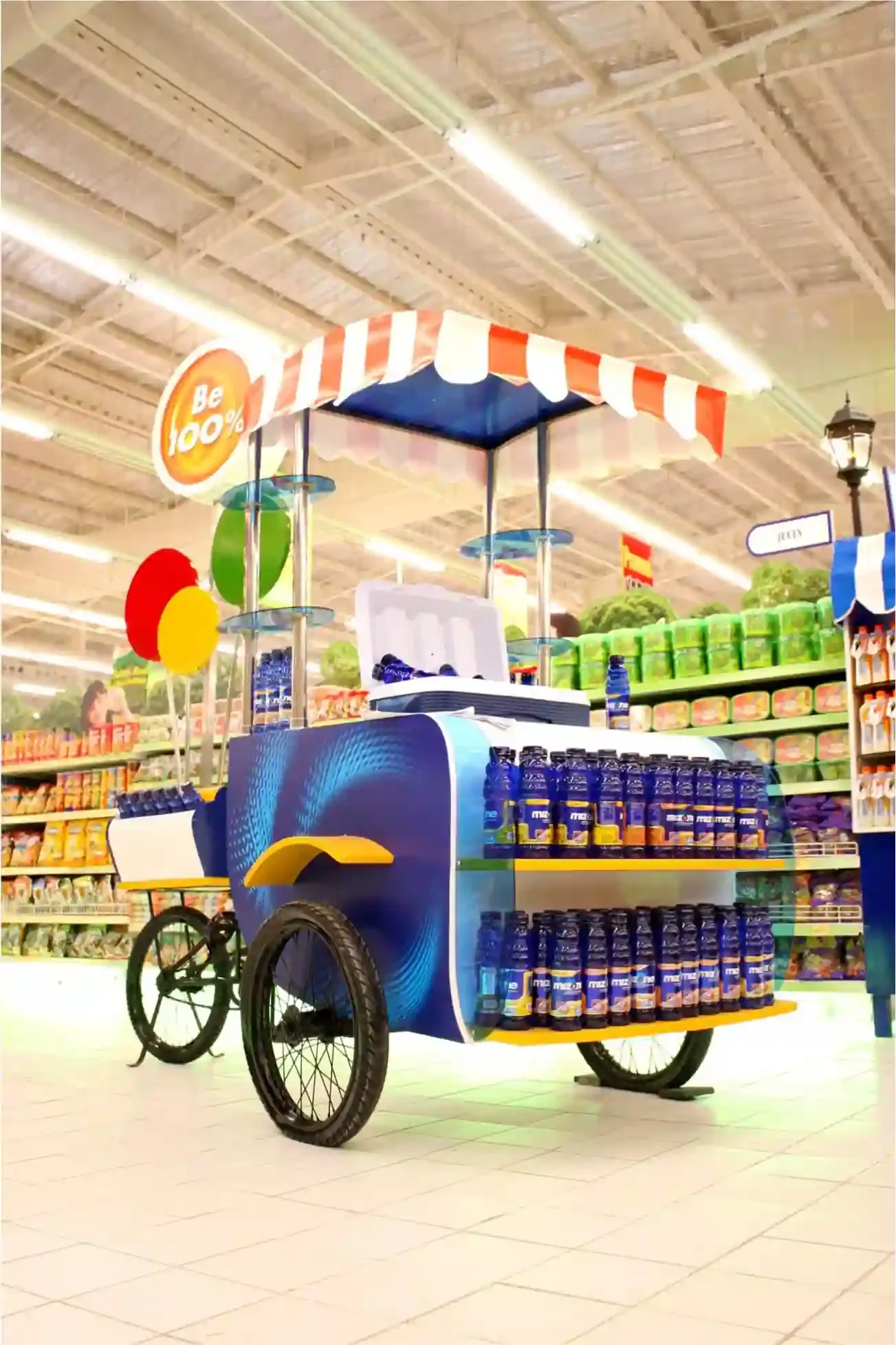 Aqua Mizone Giant BSD In-Store Display Preview 2