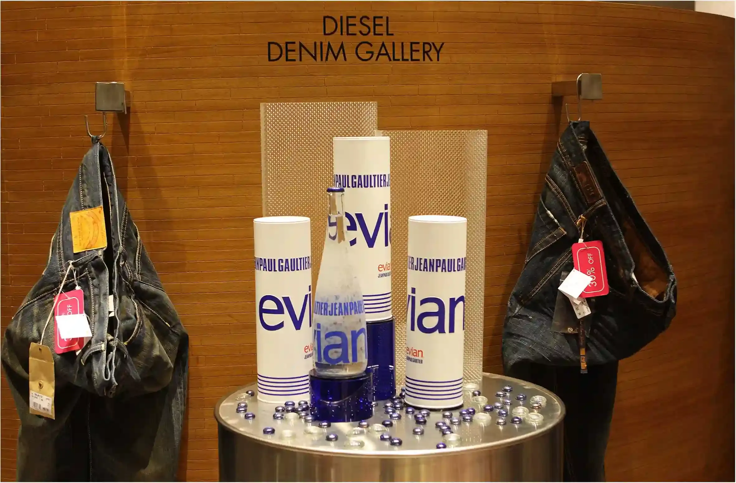 Evian Jean Paul Gaultier Christmas Tree In-Store Display Preview 3