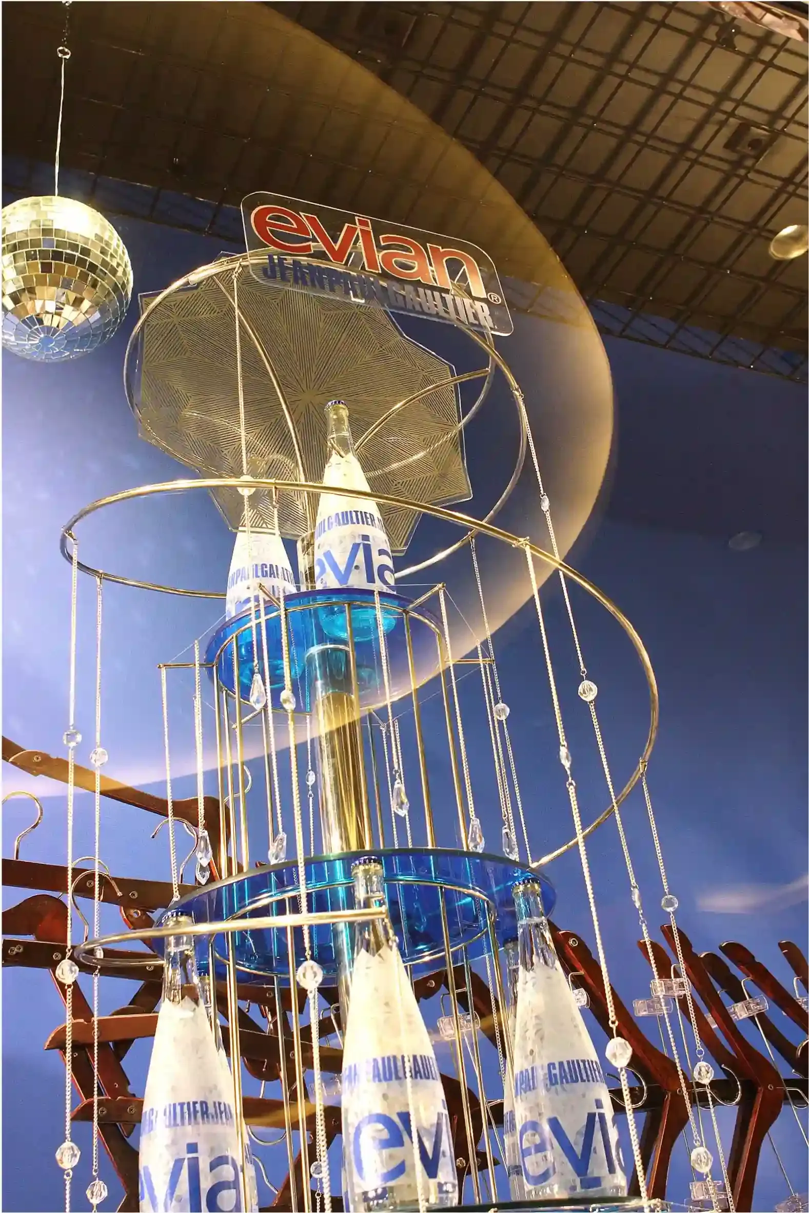 Evian Jean Paul Gaultier Christmas Tree In-Store Display Preview 4