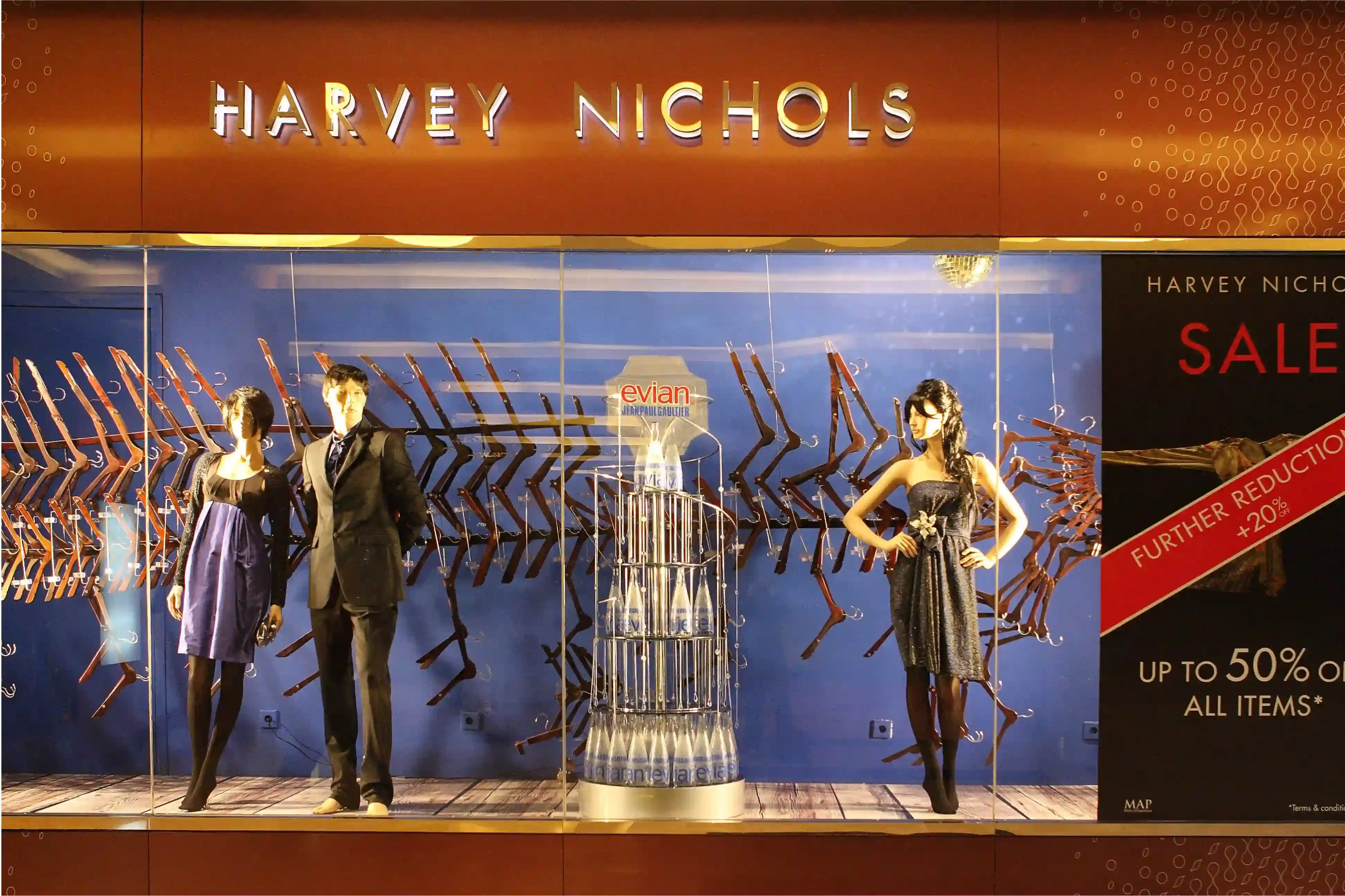 Evian Jean Paul Gaultier Christmas Tree In-Store Display Preview 5