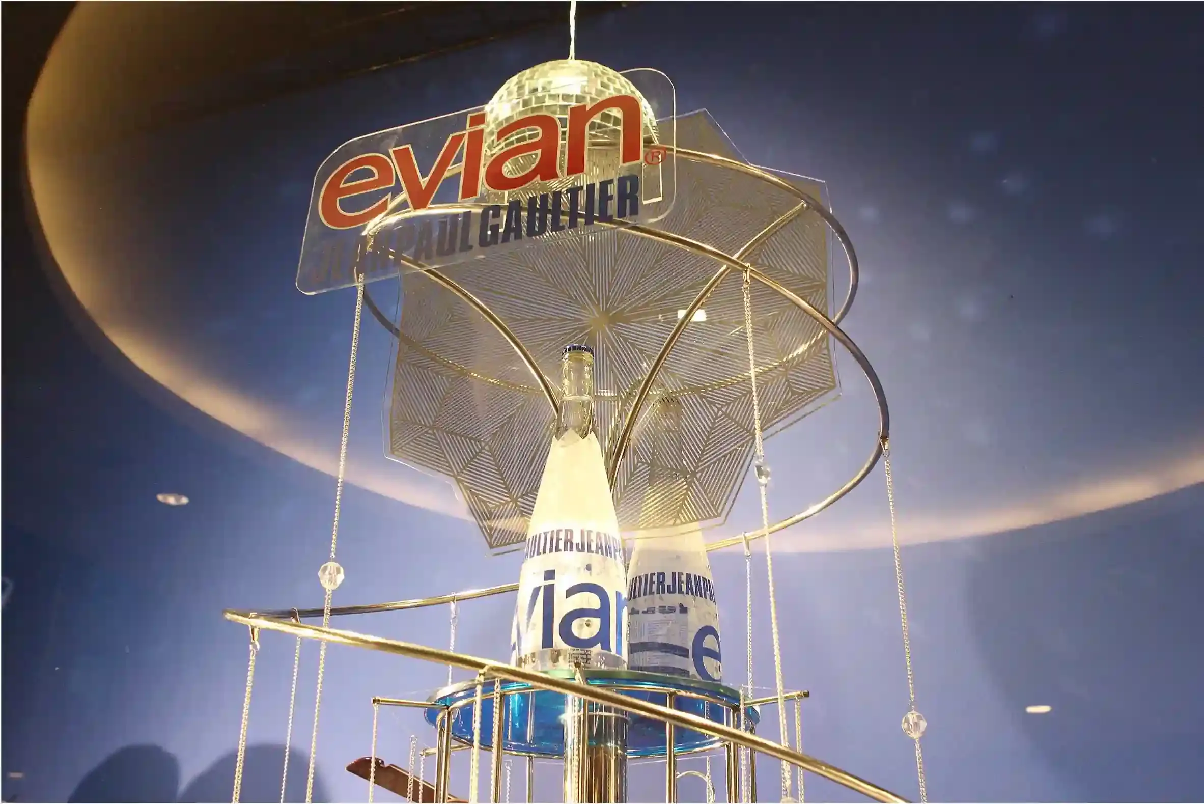 Evian Jean Paul Gaultier Christmas Tree In-Store Display Preview 6