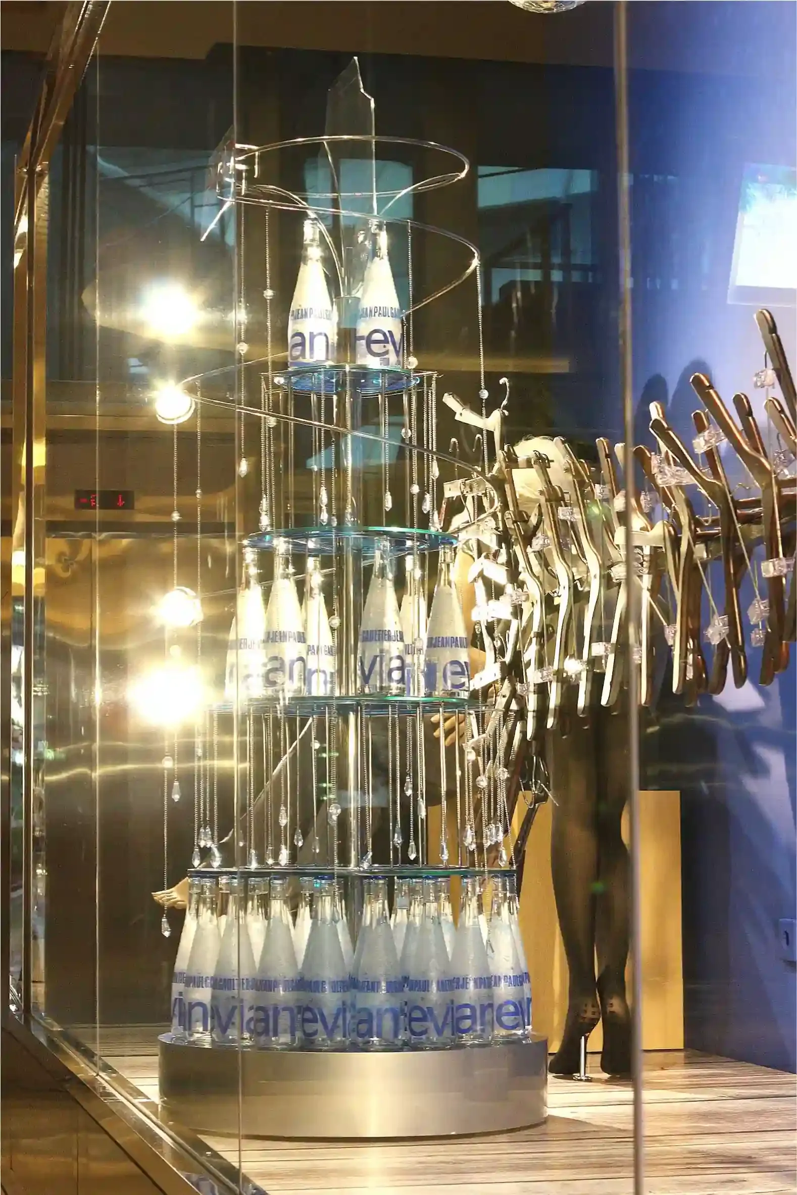 Evian Jean Paul Gaultier Christmas Tree In-Store Display Preview 8