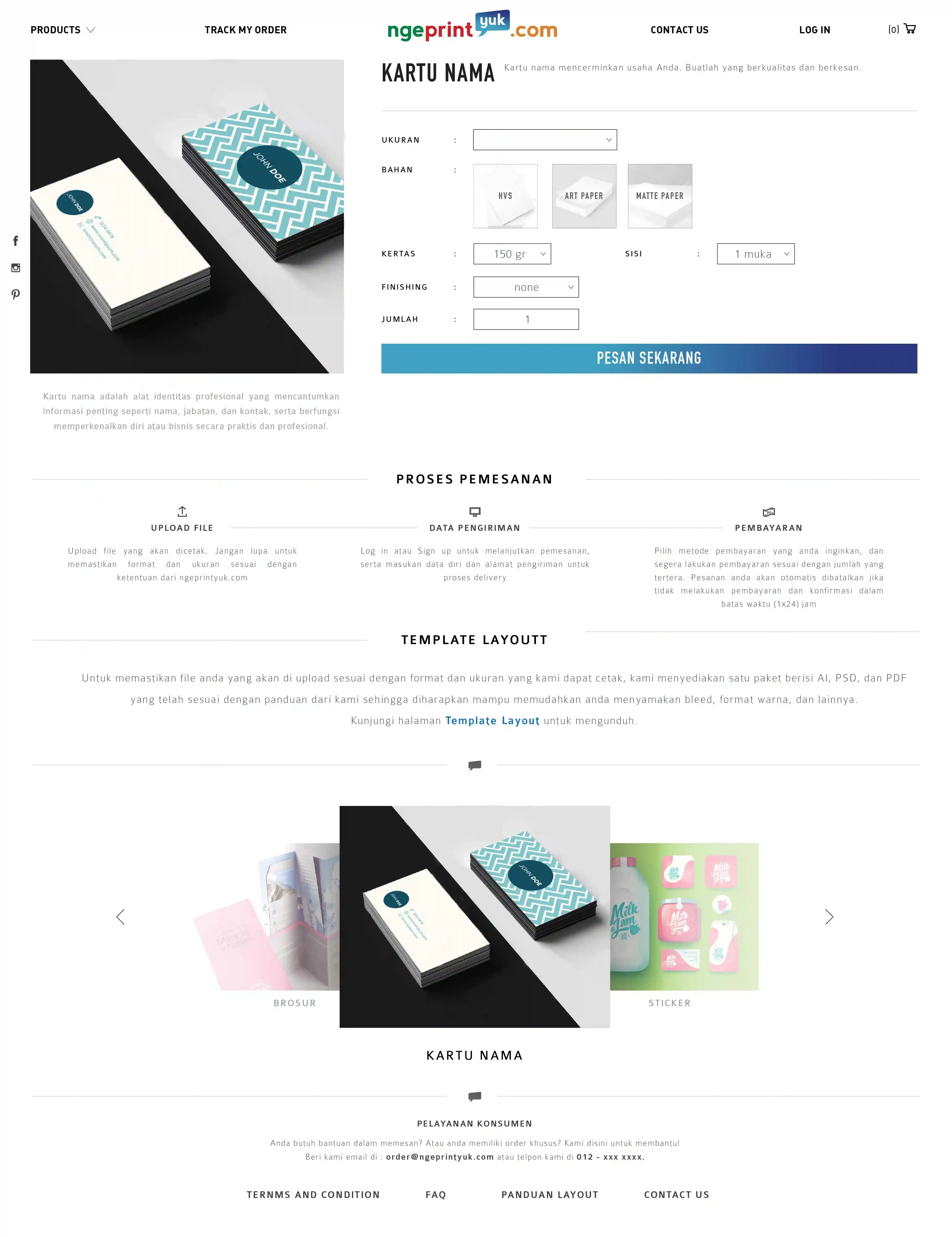 Ngeprint Yuk! Website product page preview 1