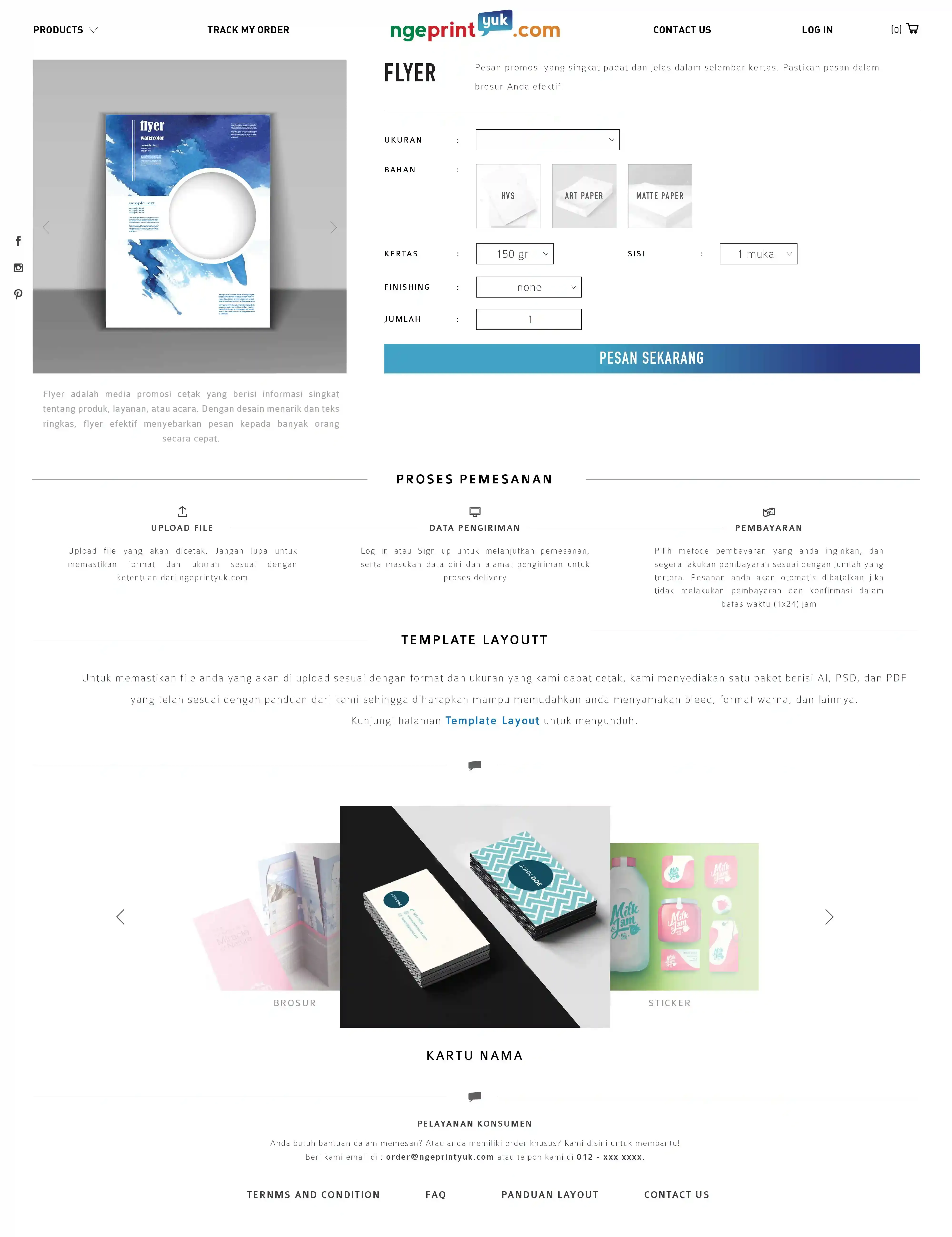 Ngeprint Yuk! Website product page preview 2