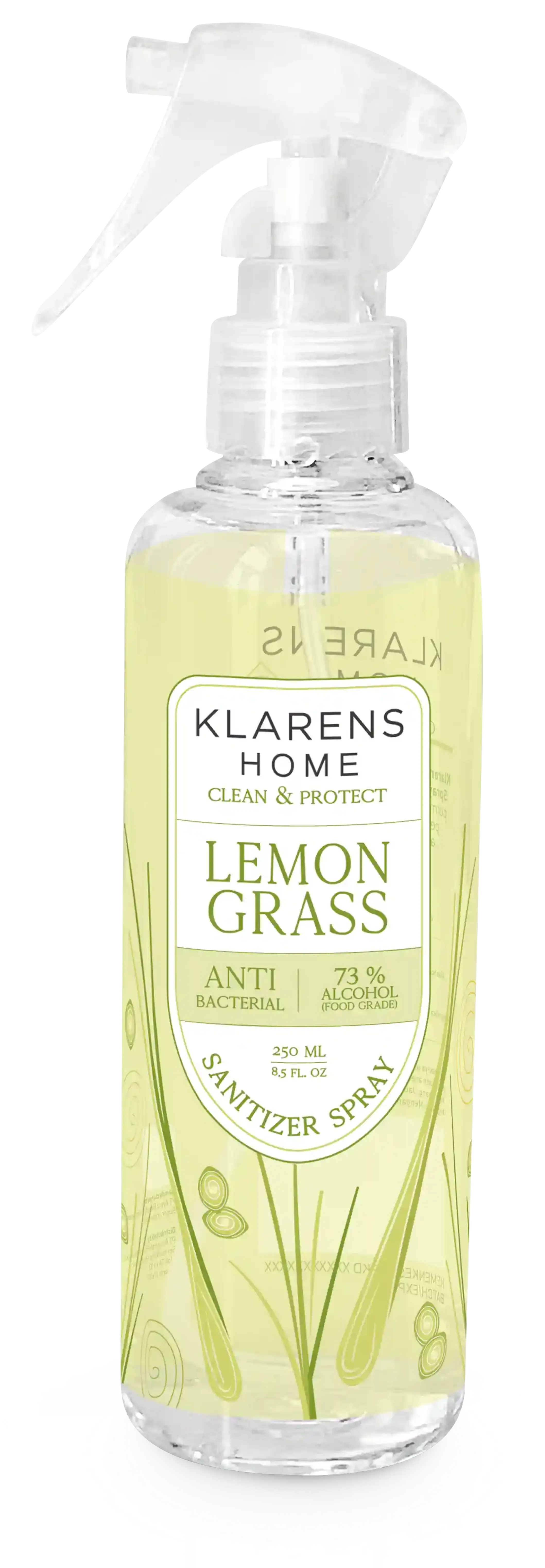 KLARENS Lemon Grass Sanitizer Spray (front side)