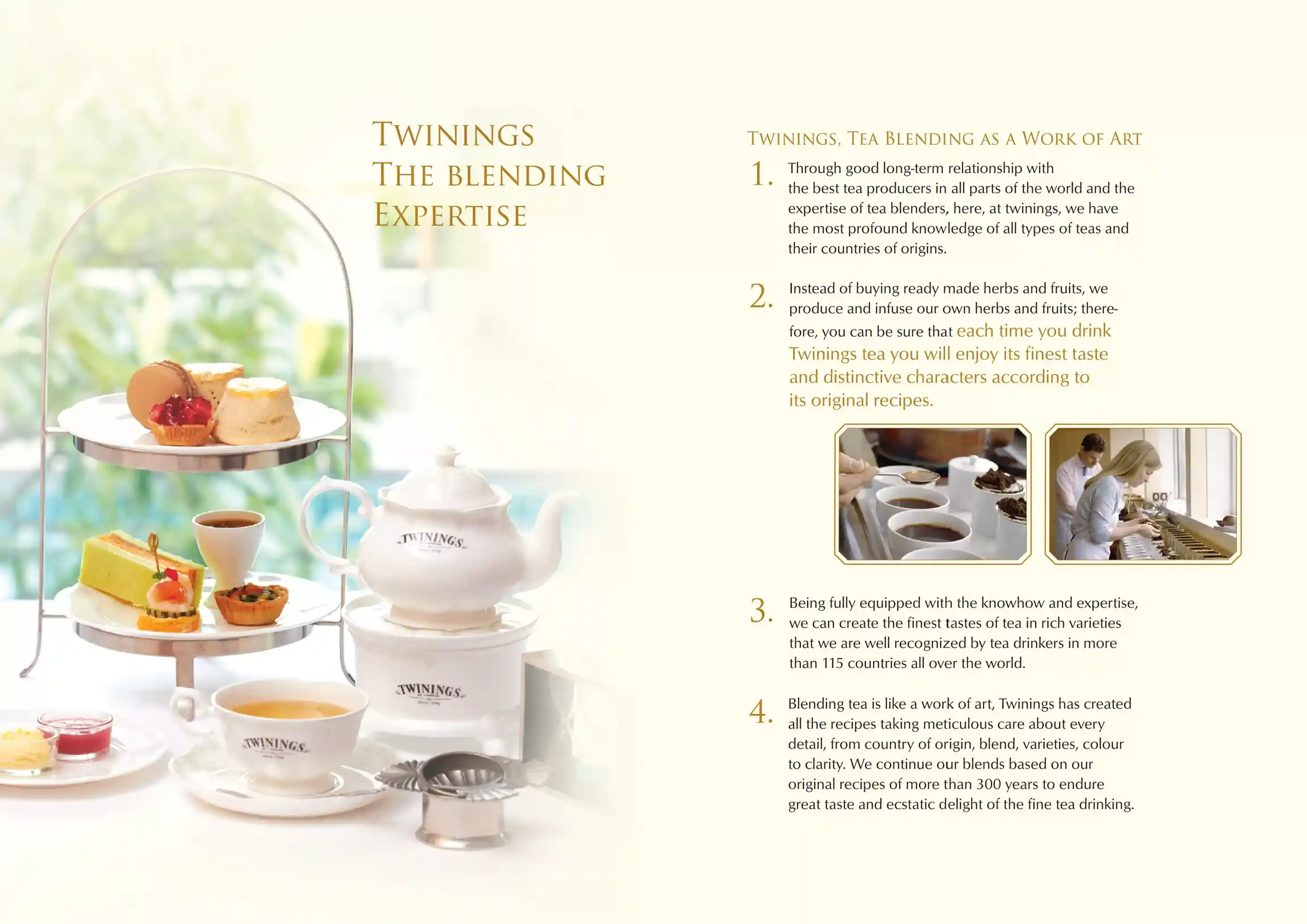 Twinings Planner Tea Blending as a Work of Art Page
