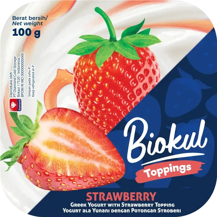 Biokul Toppings Strawberry flavor