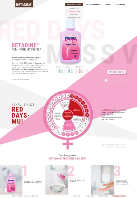 Betadine Feminine Hygiene UI