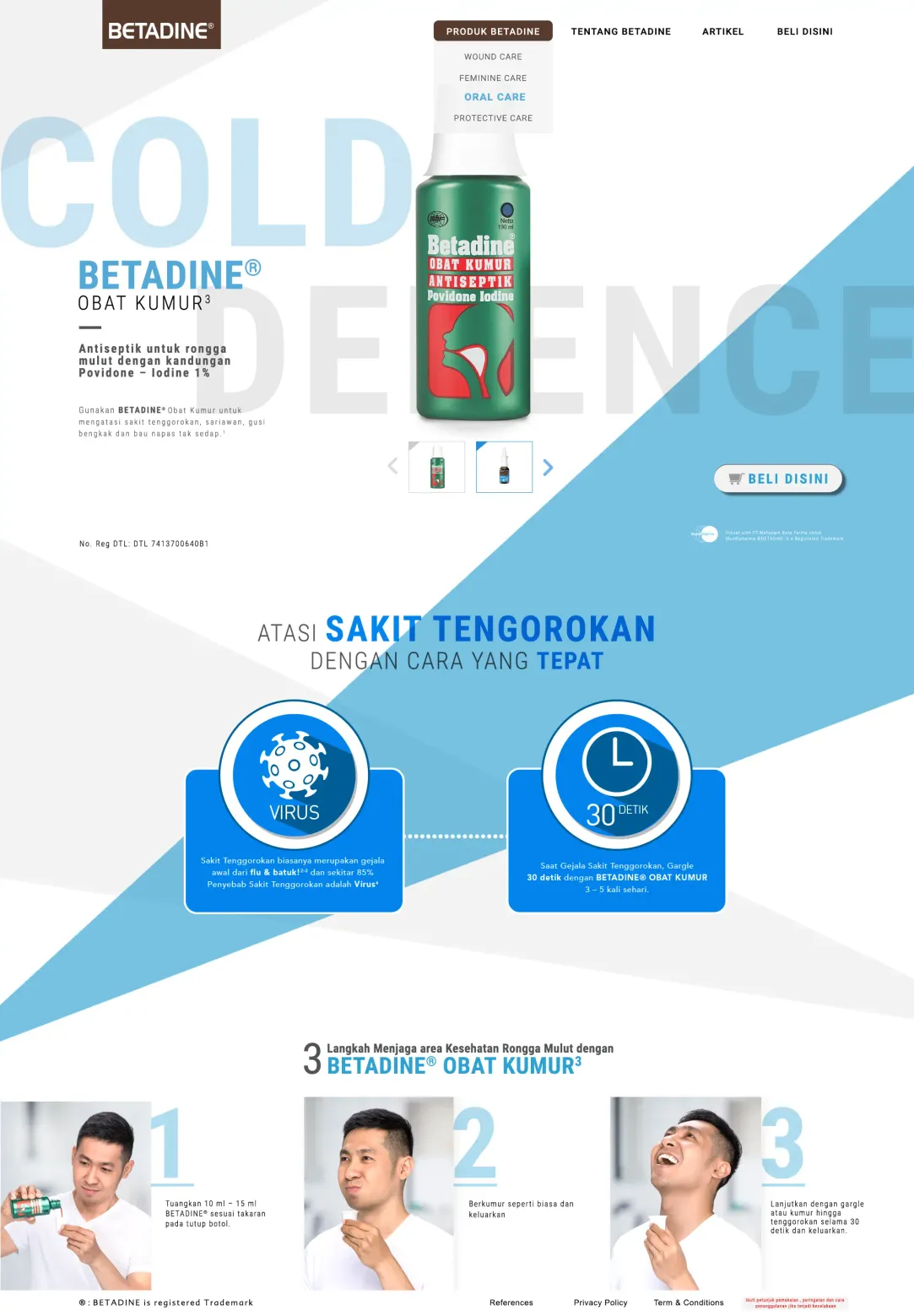 Betadine Obat Kumur UI
