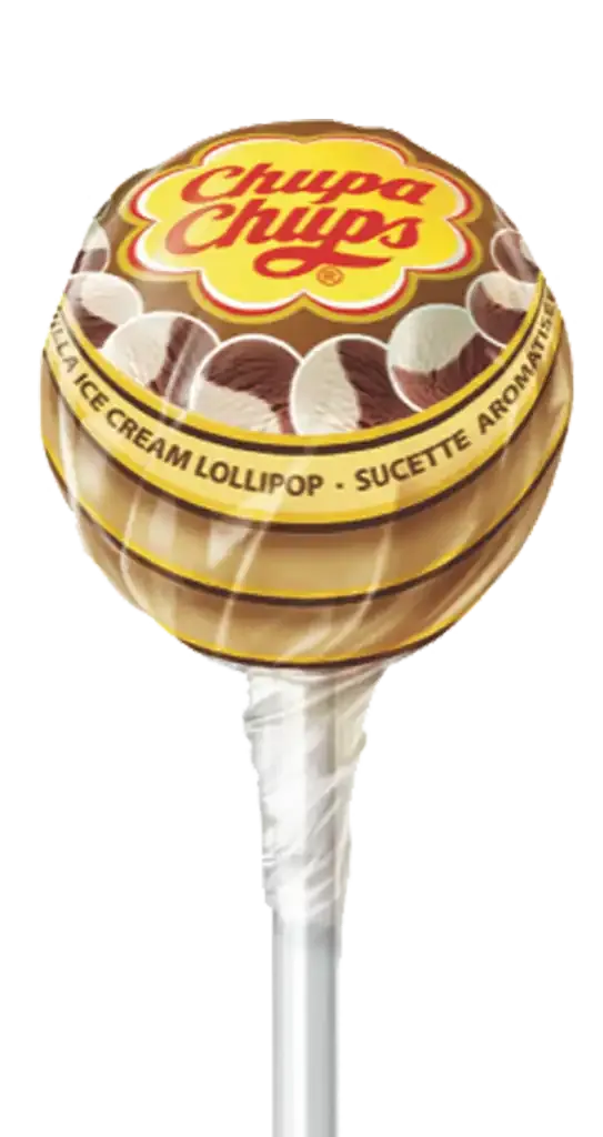 Chupa Chups Vanilla Ice Cream Brown