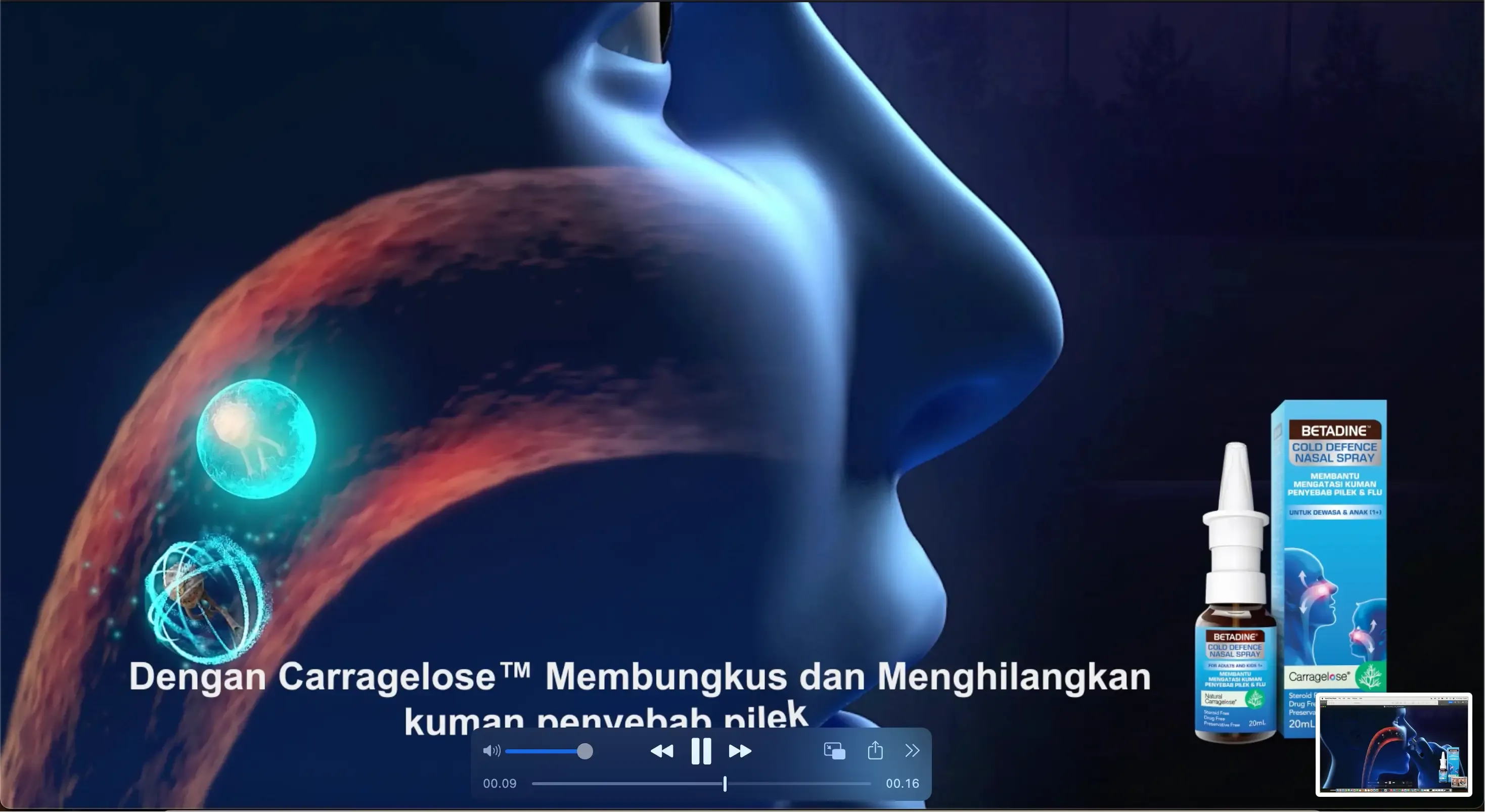 Betadine Throat Spray Video Preview Snapshot