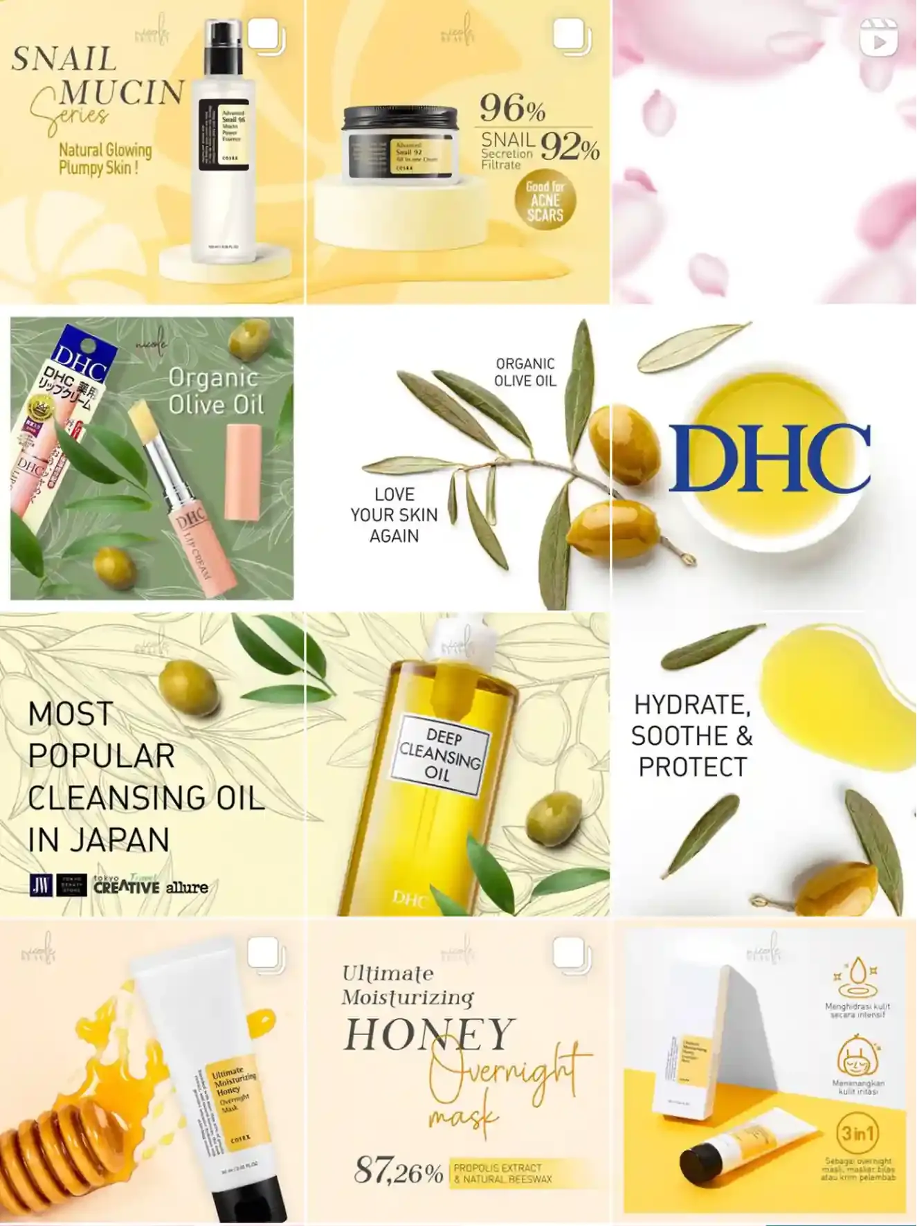 Nicole beauty yellow